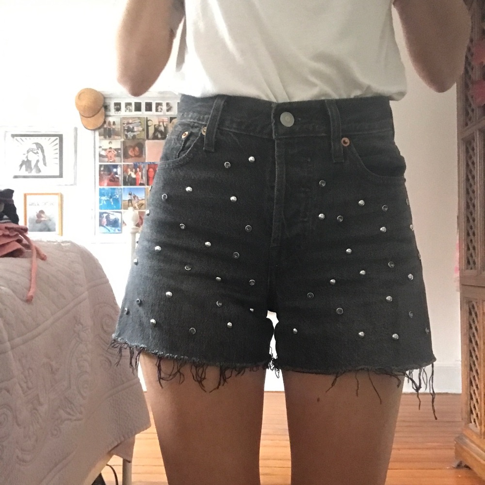 Levi’s x Free People denim shorts
